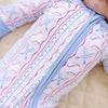 Bamboo Zip Romper | Baseball Girl