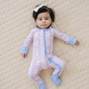 Bamboo Zip Romper | Baseball Girl