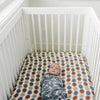 Muslin Crib Sheet | Western Aztec