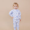 Jogger Set | Blue Flowers