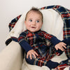 Bamboo Zip Romper | Christmas Plaid
