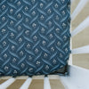 Muslin Crib Sheet | Navy Berry