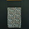 floral baby swaddle, muslin bamboo blanket, swaddling wrap, floral baby blanket, midnight blue, mebie baby swaddles
