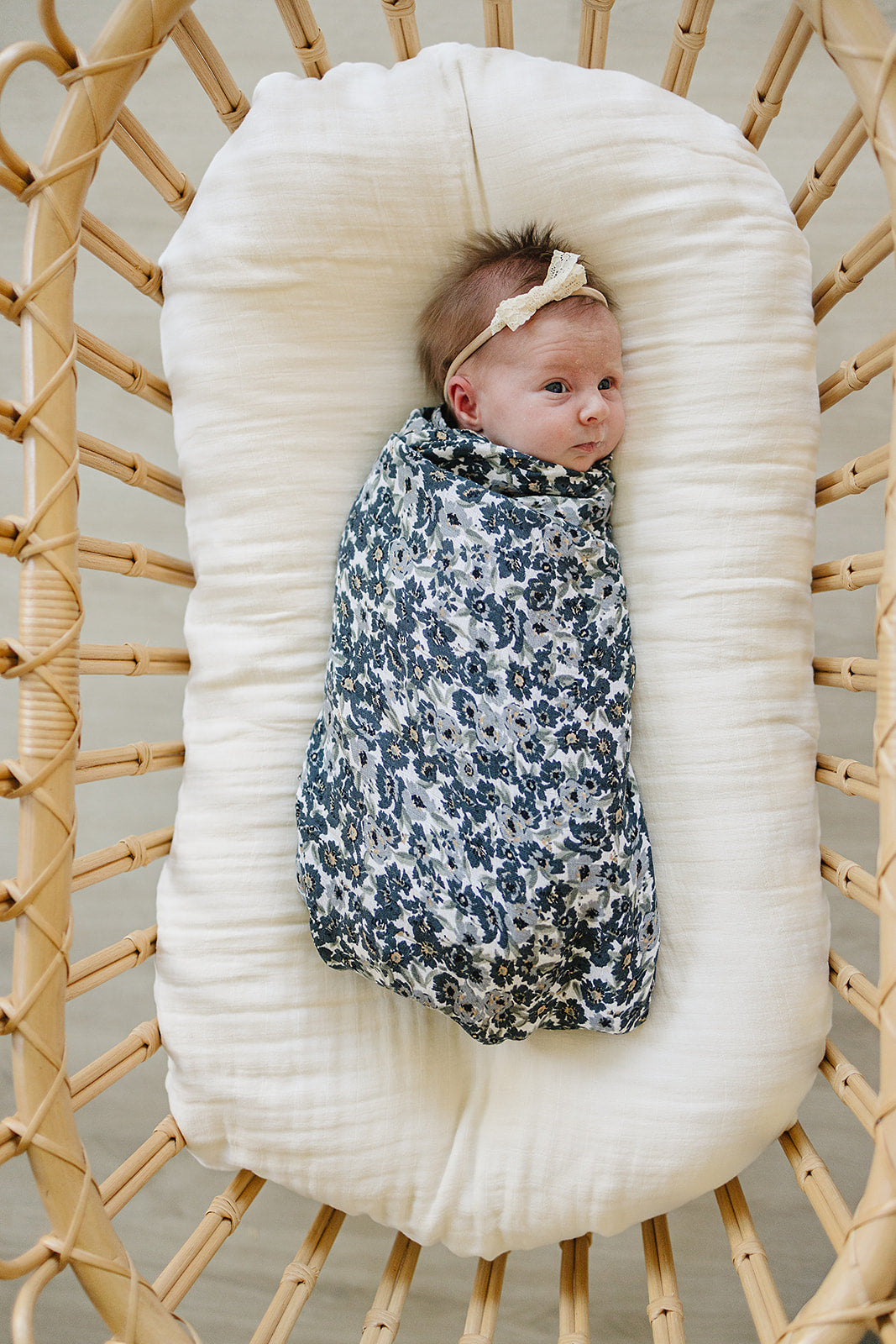 Muslin Swaddle Blanket | Liberty Floral