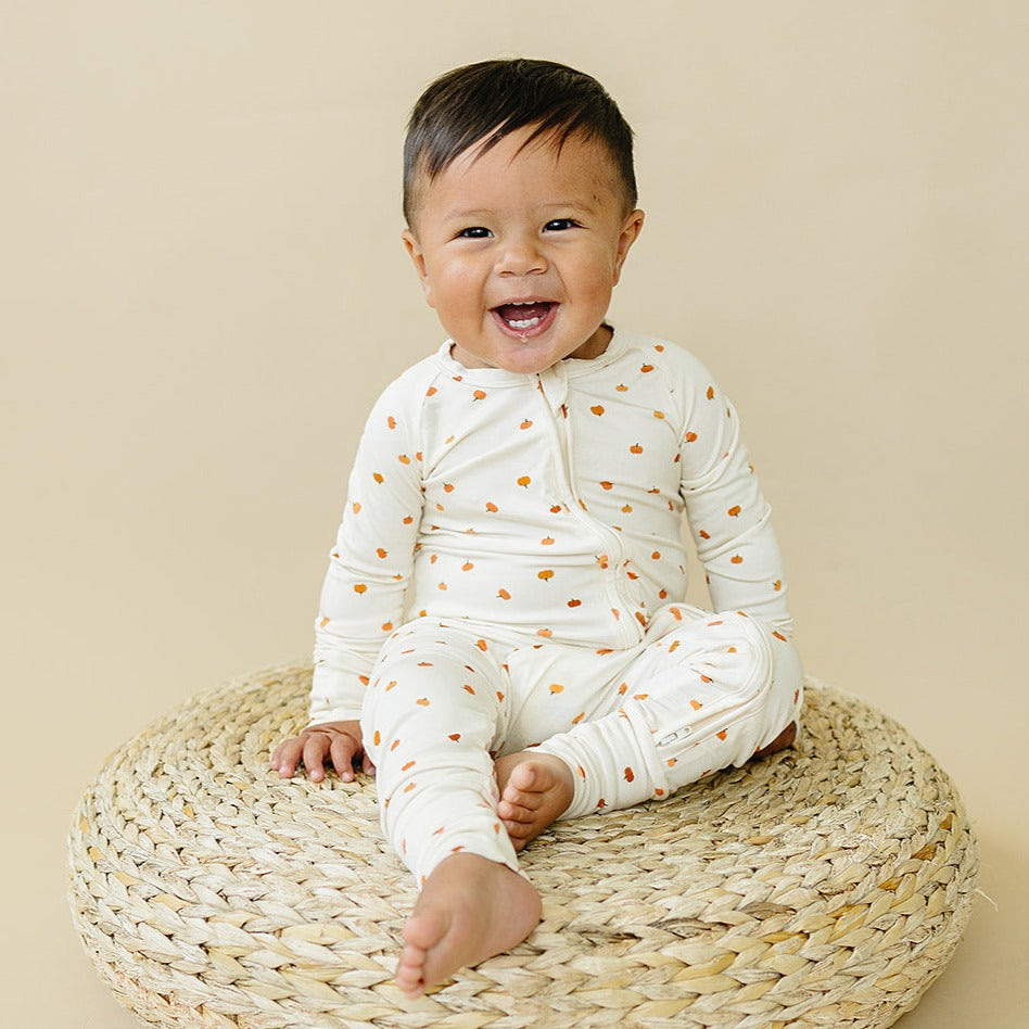 Bamboo Zip Romper | Little Pumpkin