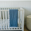 Muslin Crib Sheet | Coastal Plaid