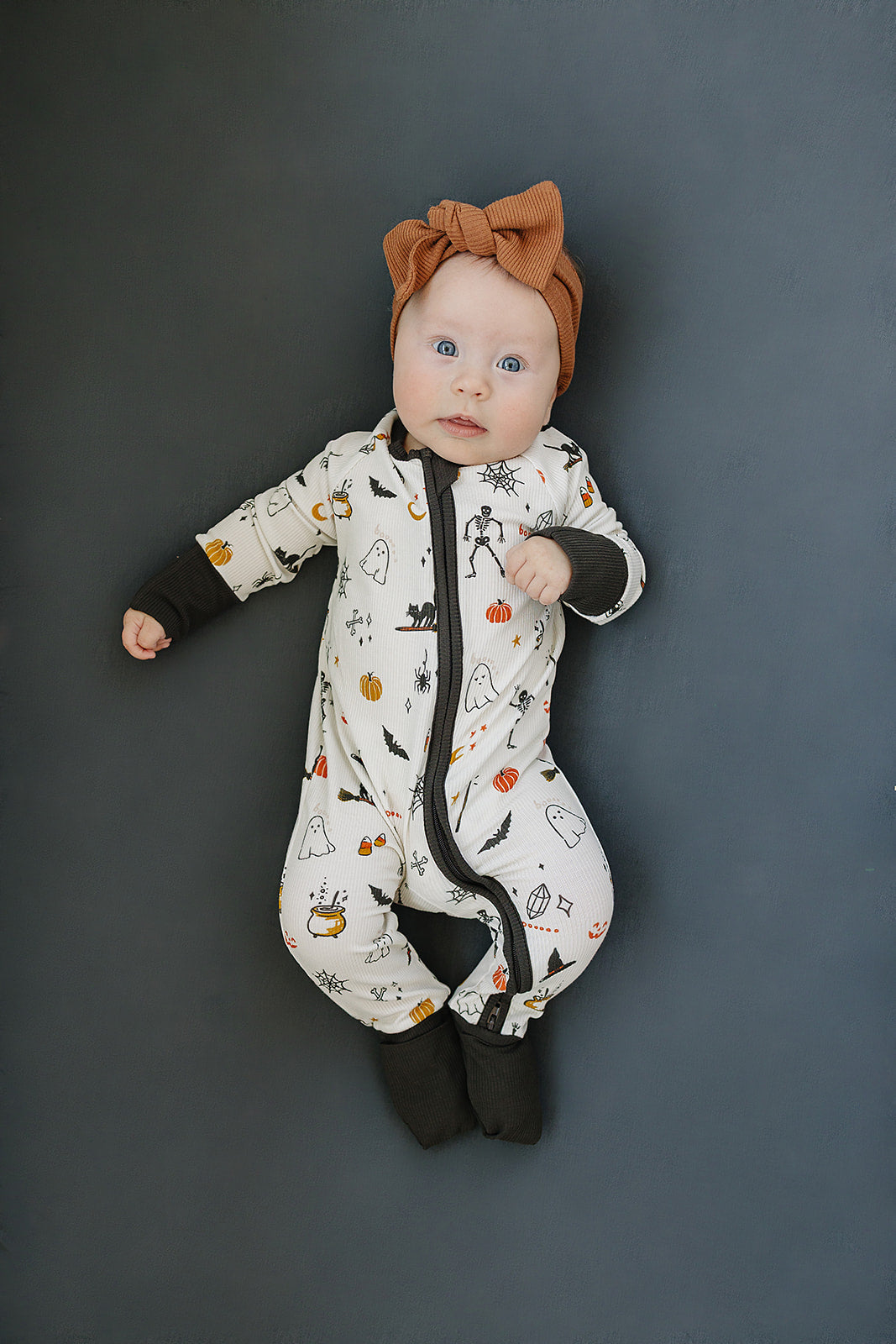 Bamboo Zip Romper | Halloween