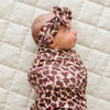 Stretchy Swaddle Blanket | Antique Floral Ribbed