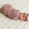 Stretchy Swaddle Blanket | Antique Floral Ribbed