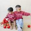 Sweatshirt Romper | Apple Picking Crew