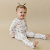 Bamboo Zip Romper | Luna Moths