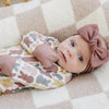 Bamboo Zip Romper | Dusty Rose Bunny