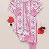 Bamboo Zip Romper | Cherry Bear