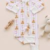 Bamboo Zip Romper | Honey Bear