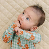 Bamboo Zip Romper | Gingerbread Gingham