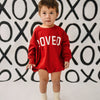 Sweatshirt Romper - Loved