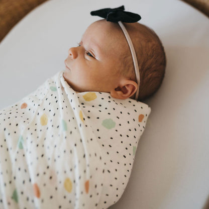 Bamboo Muslin Swaddle - Pastel Dash