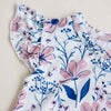 Bodysuit Twirl Dress | Blue Floral