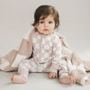 bamboo zip romper, fall baby pajamas, checkered baby sleeper, fall baby pajamas, lucky panda kids zip romper, bamboo zippy, fall baby clothes