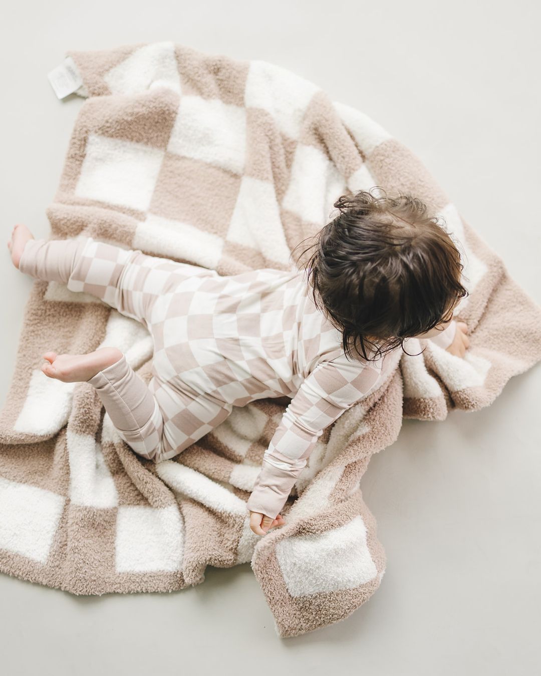 bamboo zip romper, fall baby pajamas, checkered baby sleeper, fall baby pajamas, lucky panda kids zip romper, bamboo zippy, fall baby clothes