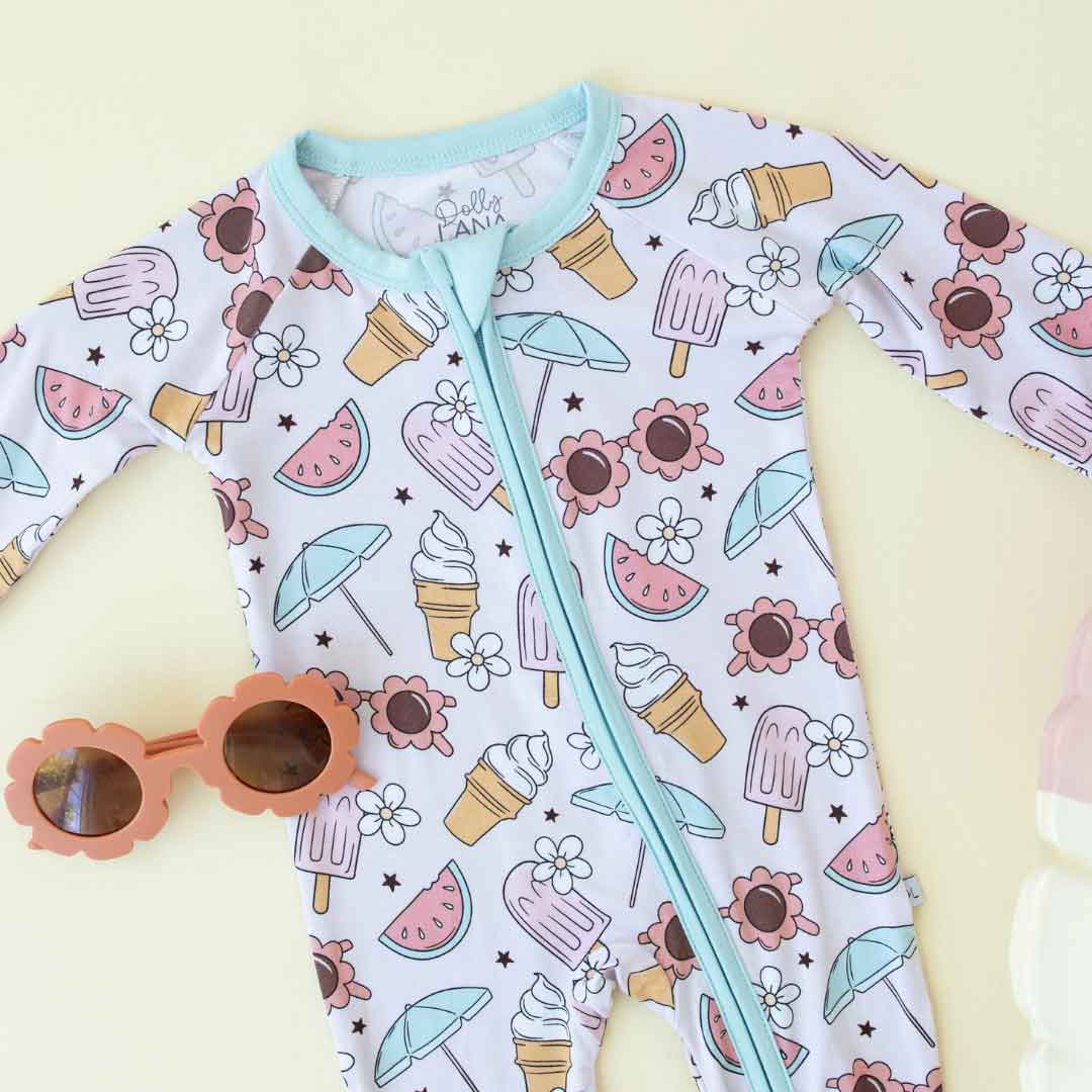 Bamboo Zip Sleeper | Summertime Girl
