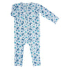Bamboo Zip Romper | Blue Crabs