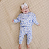 Jogger Set | Blue Flowers