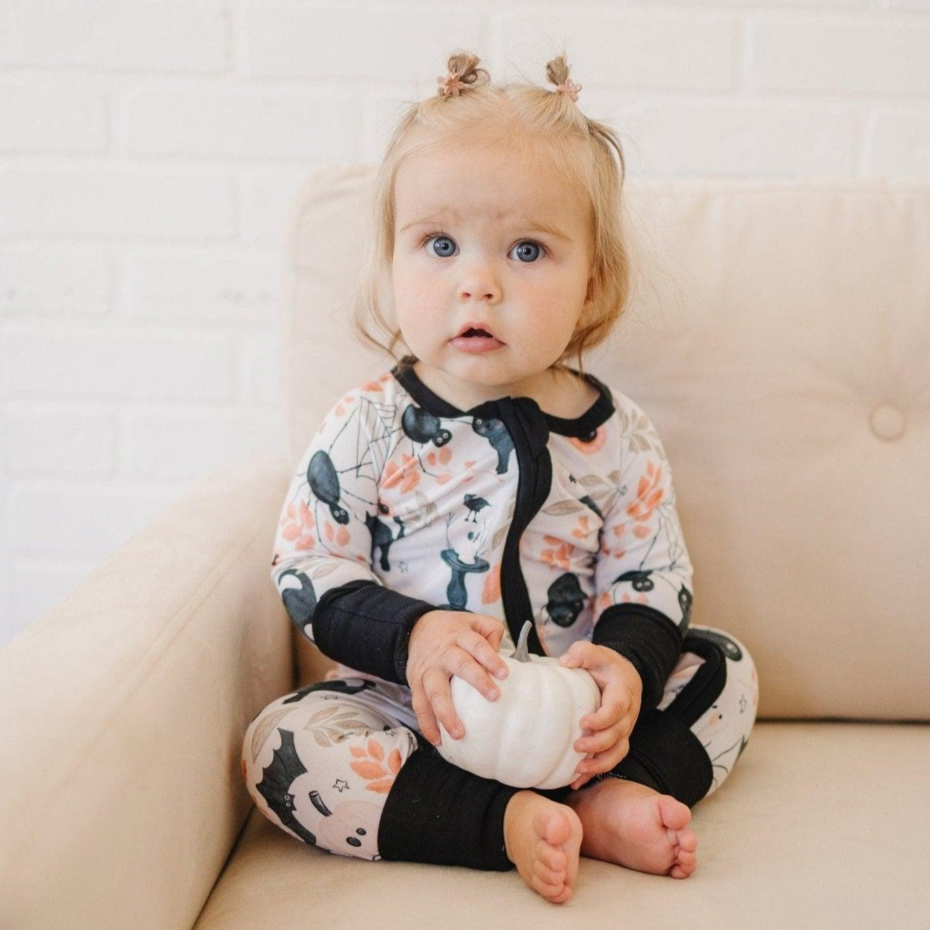 Bamboo Zip Romper | Boo Bash