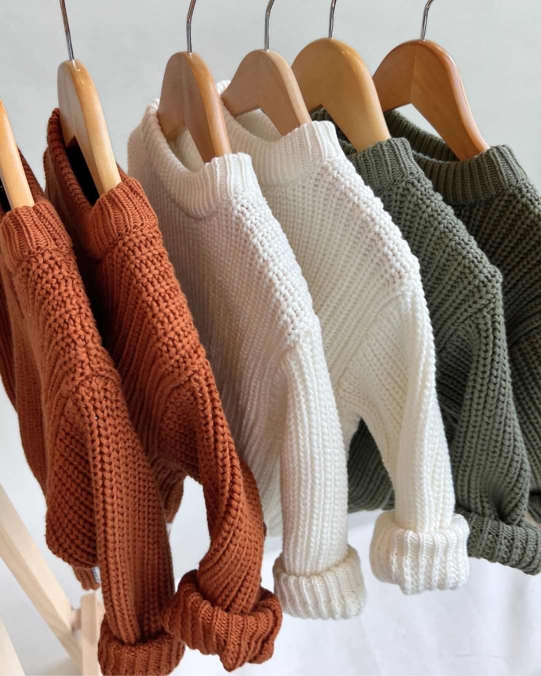 Rust chunky sweater discount