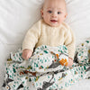 Muslin Swaddle Blanket | National Parks (Mini Pattern)