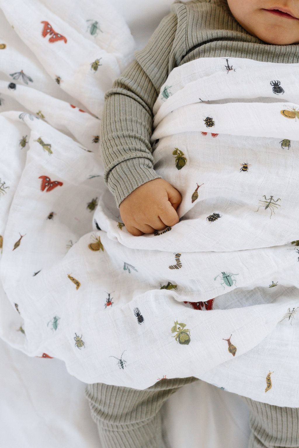 Muslin Swaddle Blanket | Cutie Crawlies