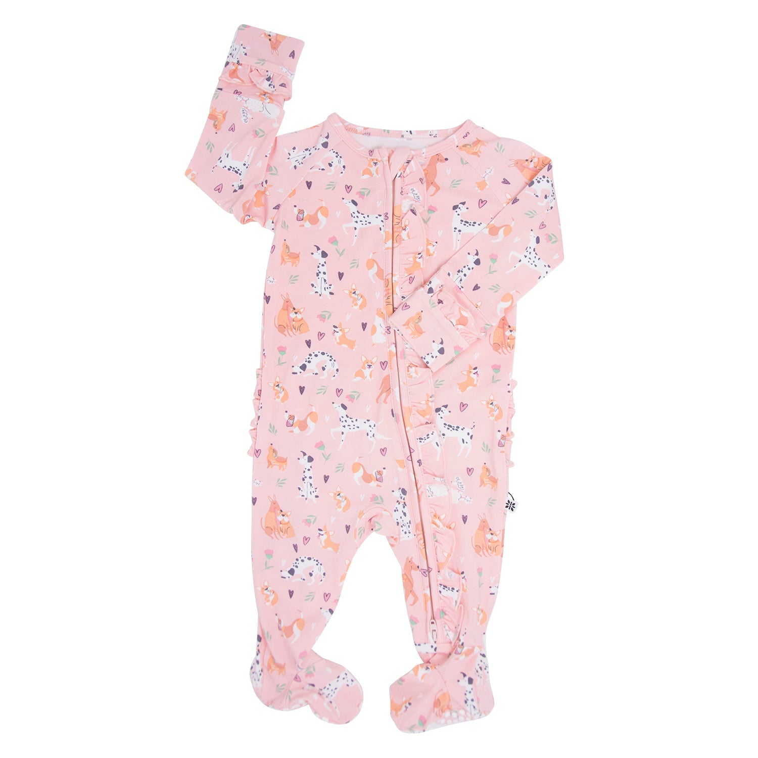 Zippered Footie | Dalmatian Puppy
