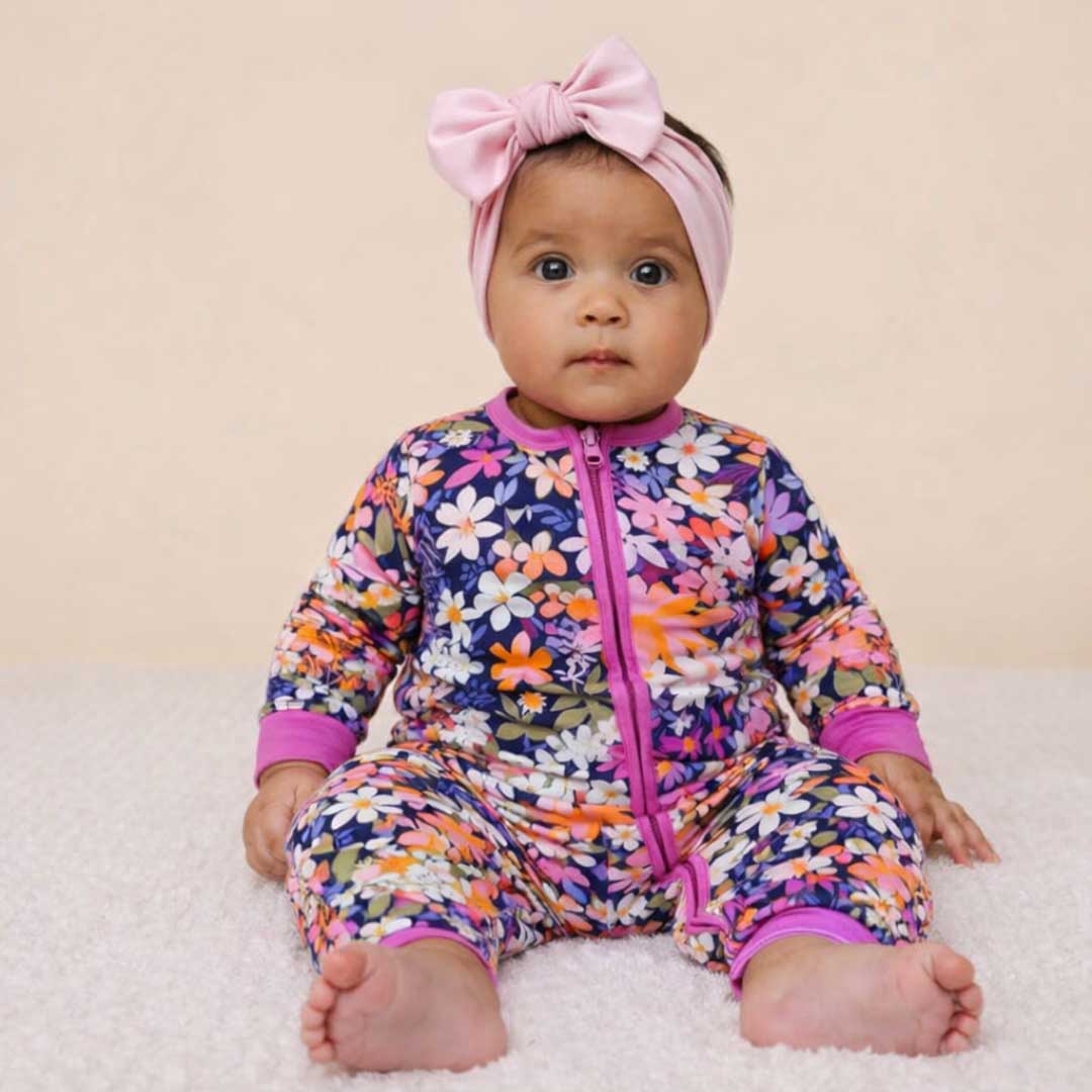 Bamboo Zip Romper | Daphne