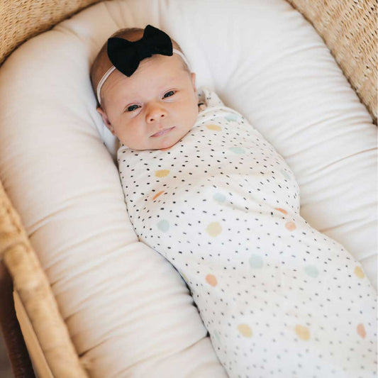 Bamboo Muslin Swaddle - Pastel Dash
