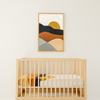 Muslin Crib Sheet | Sunset