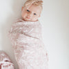 bamboo muslin swaddle, bamboo swaddle blankets, muslin swaddle blanket, rose floral baby blanket