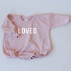 Sweatshirt Romper - Loved