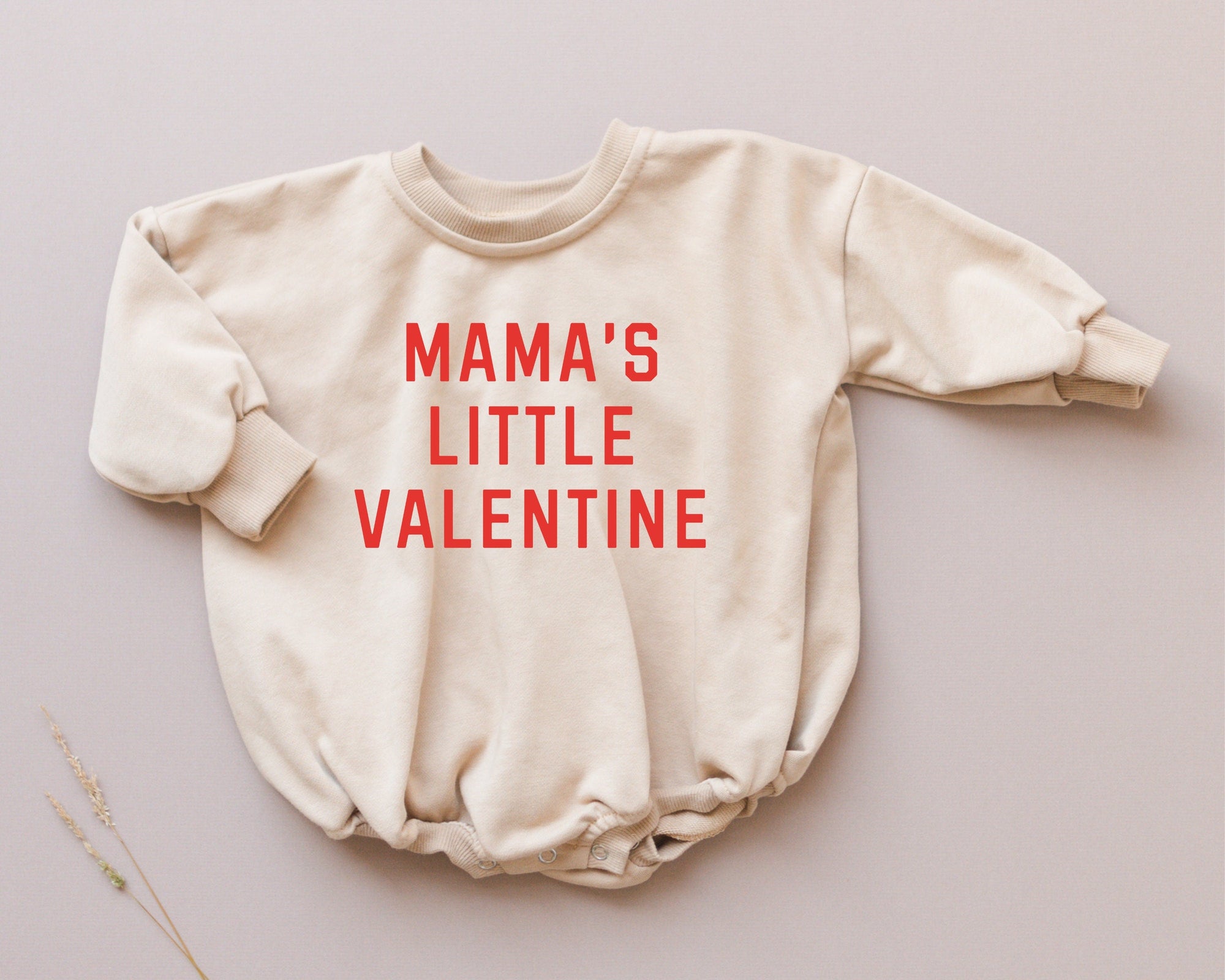 Sweatshirt Romper | Little Valentine