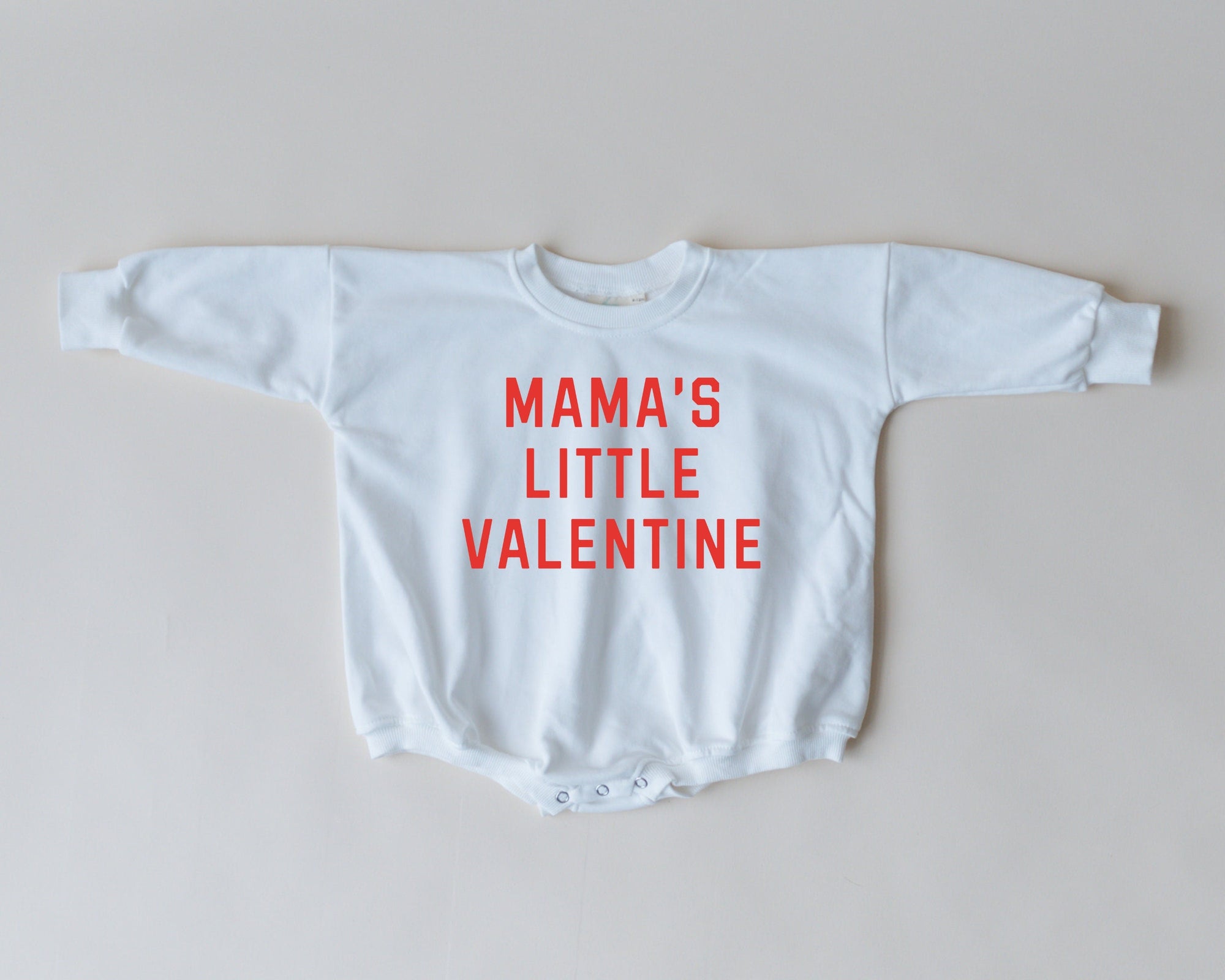 Sweatshirt Romper | Little Valentine