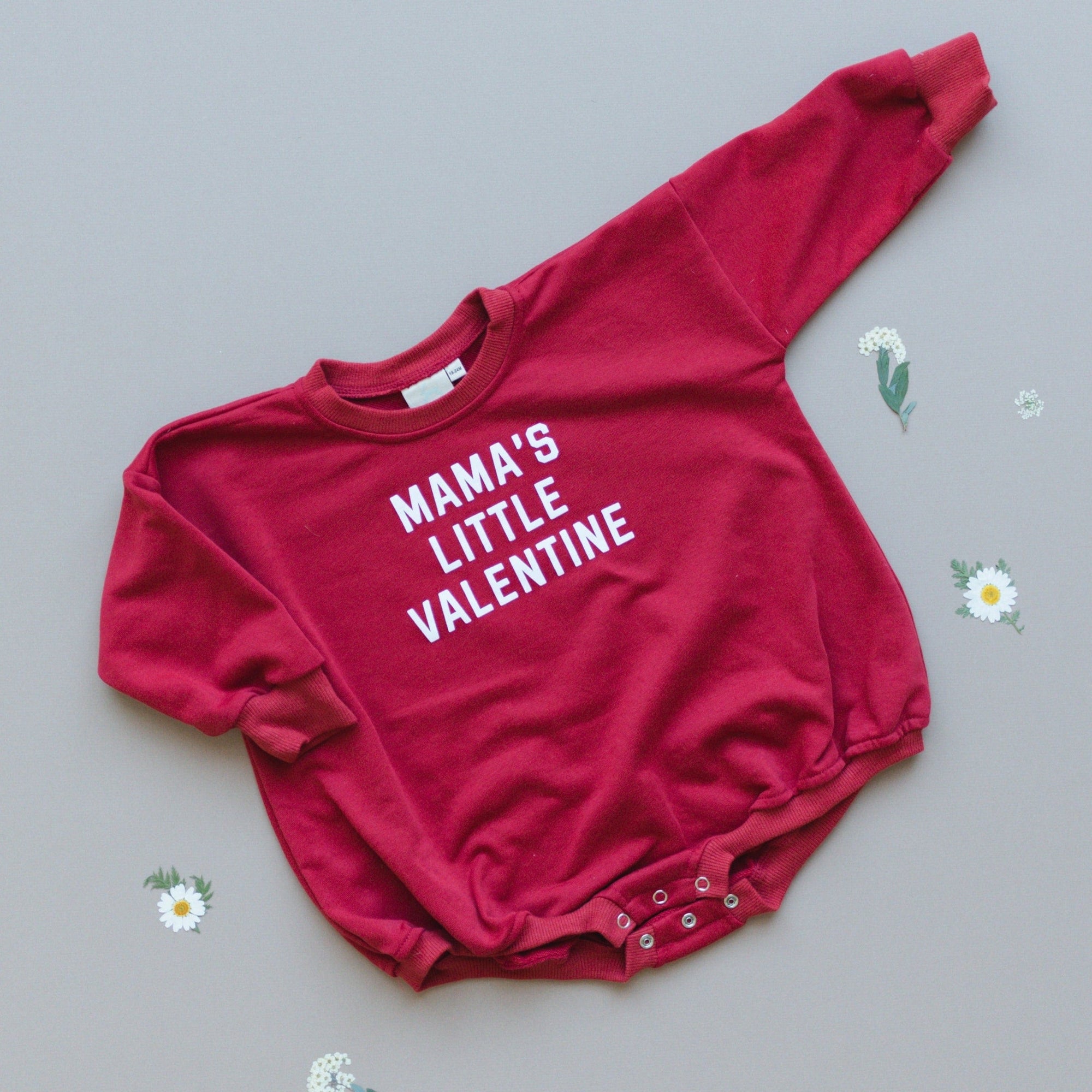 Sweatshirt Romper | Little Valentine
