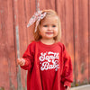 Sweatshirt Romper | Santa Baby