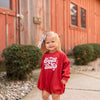 Sweatshirt Romper | Santa Baby