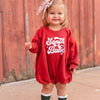 Sweatshirt Romper | Santa Baby