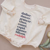 Sweatshirt Romper | Reindeer Names