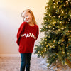 Chunky Knit Sweater | Merry Hand Embroidered