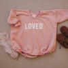 Sweatshirt Romper - Loved