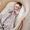 Bamboo Muslin Swaddle in Leopard