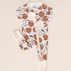 Bamboo Zip Romper | Milk & Cookies