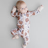 Bamboo Zip Romper | Milk & Cookies
