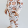 Bamboo Zip Romper | Milk & Cookies